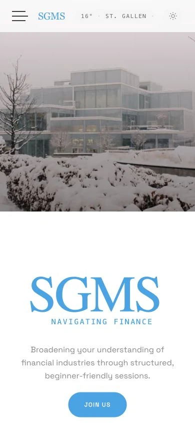 SGMS mobile website